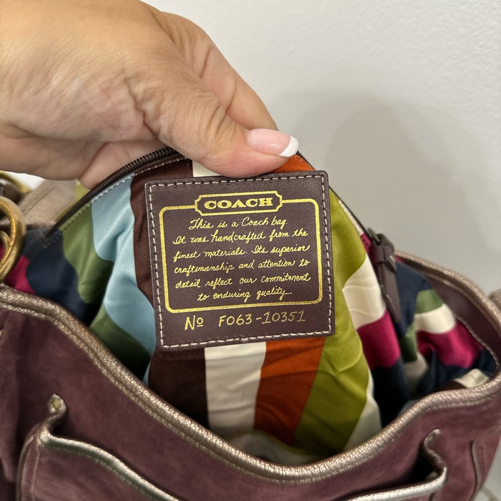 Coach vintage burgundy great bag